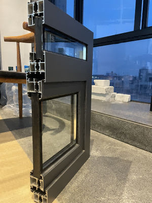 Waterproof Aluminum Casement Windows 90 / 180 Open Degree 5mm-12mm Glass Thickness